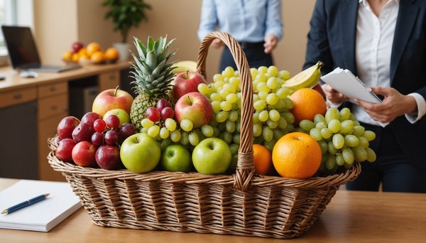 Livraison de corbeilles de fruits au bureau : pratique et sain !